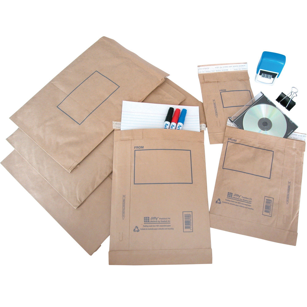 Jiffy SP1 Padded Bag 150x225mm Self Sealer Pack Of 10