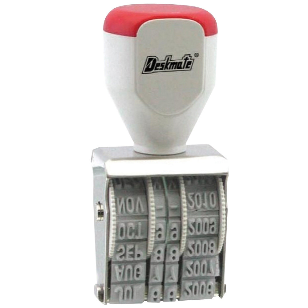 Deskmate Rubber Date Stamp 12 Year Band 4mm