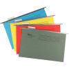 Stat Suspension Files Foolscap With Tabs & Inserts Assorted Pack of 20