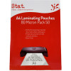 Stat Laminating Pouch A4 80 Micron Gloss Pack of 50