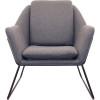 Rapidline Cardinal Lounge Chair 1 Seater 755W x 800D x 870mmH Charcoal Ash