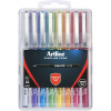 Artline 200 Fineliner Pen Fine 0.4mm Assorted Colours Hard Case Pack Of 8