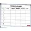 Visionchart Term Planner Whiteboard 1 Term Magnetic 1200x900mm White