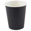 Writer Disposable Double Wall Paper Cups 237ml 8oz Box of 500 Black