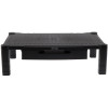 Office Choice Extra Wide Monitor Stand With Drawer 560W x 336D x 103-163mmH Black