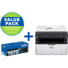 Brother MFC-1810 Mono Laser Multi-Function Printer Value Pack