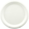 Earth Eco Sugarcane Round Plate White 230mm Pack of 25