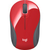 Logitech M187 Mini Wireless Mouse Bright Red