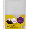 Marbig Kwik Zip Display Book Refills A4 Clear Pack Of 10