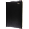 Debden Manager Classic Diary 190x260mm Vertical Week To a View Black