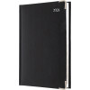 Debden Management Diary A5 Day To Page Bonded Leather Black
