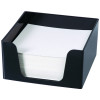 Esselte SWS Memo Cube With 500 Blank Sheets Black