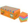 Post-It 654-24SSAU-CP Super Sticky Notes 76mmx76mm Energy Boost Pack of 24