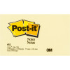 Post-It 655 Notes Original 76x127mm Yellow Pad 100 Sheets