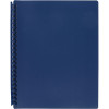 Marbig Display Book A4 Refillable 20 Pocket Dark Blue