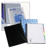 Marbig Plastic Indices & Dividers A4 5 Tab For Use With Display Book Multi Colour