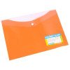 Bantex Document Folder A4 With Button Closure Tropical Mango