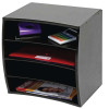 Marbig Desktop Stor A File Organiser 4 Tier Wooden 390L x 395D x 395mmH Black