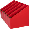 Marbig Book Boxes Small 9W x 25D x 27cmH Red Pack Of 5