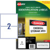Avery Identification Laser Heavy Duty White L7068  199.6x143.5mm 2UP 50 Labels