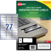 Avery Heavy Duty Laser Labels Asset Tags Silver L6011 63.5x30mm 27UP 540 Labels