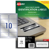Avery Heavy Duty Laser Labels Asset Tags Silver L6012 96x50.8mm 10UP 200 Labels