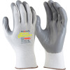 Maxisafe Nitrile Gloves White Knight White & Grey Medium