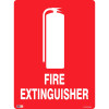 Zions Fire Sign Fire Extinguisher 450x600mm Metal