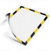 Durable Duraframe Security A4 Yellow/Black Pack of 2