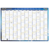 Collins Writeraze Dated Wall Planner 500x700mm Framed Blue