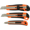 Marbig Cutter Knife Large Heavy Duty With Wheel Lock Orange And Black