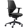 Felix Synchrom Task Chair With Arms And Seat Slider Black Fabric Seat And Back