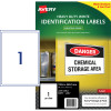Avery Identification Laser Heavy Duty White L7067 199.6x289.1mm 1UP 10 Labels