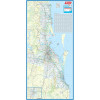BRISWAY TOWN & COUNTRY MAP Rolled Laminated 1055x960mm