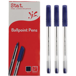 Stat Ballpoint Pen Medium 1mm Blue