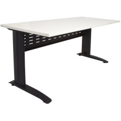 Rapidline Rapid Span Straight Desk 1200W x 700D x 730mmH White/Black