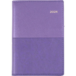 Collins Vanessa Pocket Diary B7R Week To View Purple