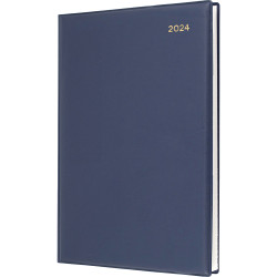 Collins Belmont Manager Diary 260x190mm Day To Page Navy