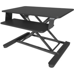 Elevar MaxiShift-E Electric Sit-Stand Desk Riser 900W x 530D x 160-595mmH Black