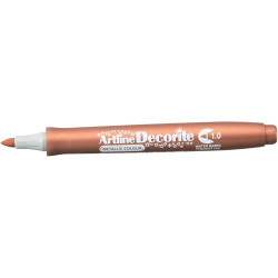 Artline Decorite Markers 1.0mm Bullet Metallic Bronze Box Of 12