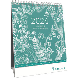 Collins Desktop Calendar 175x220mm Month To View Tara