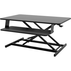 Elevar MaxiShift-L Gas Spring Sit-Stand Desk Riser 900W x 530D x 145-450mmH Black