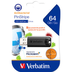 Verbatim Store 'n' Go Microban USB 3.2 64GB Black