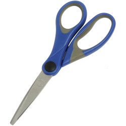 Marbig Comfort Grip Scissors 135mm Blue And Grey Handle