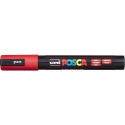 Uni Posca Paint Marker PC-5M  Medium 2.5mm Bullet Tip  Red