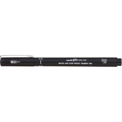 Uni Pin 200 Fineliner Drawing Pen 0.8mm Black