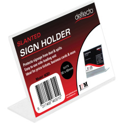 Deflecto Business And Place Card Holder Single Tier