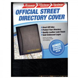 MELWAY STREET DIRECTORY COVER Melway/Sydway/Brisway Black