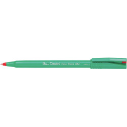 Pentel R50 Roller Ball Pen Fine 0.8mm Red