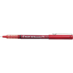 Pilot BX-V5 Hi-Tecpoint Pen Rollerball Extra Fine 0.5mm Red